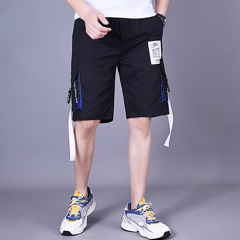 

Summer Men's New Youth Fashion Casual Pure Cotton Comfortable Breathable Knee Length Pants Knee Pants