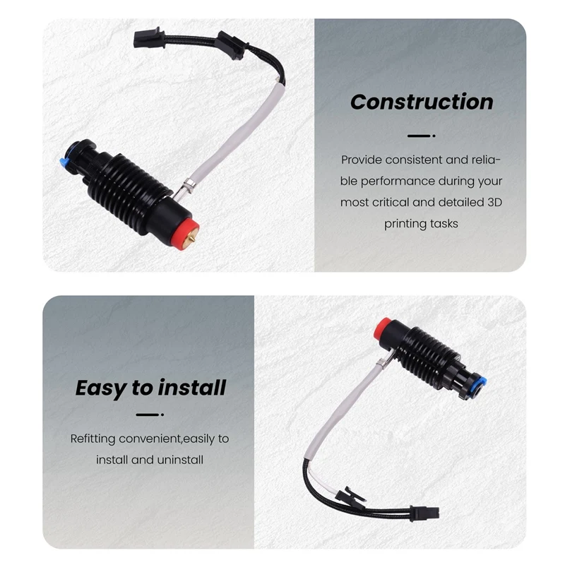 Для E3D Revo Hotend Kit V6 радиатор латунное сопло керамический термистор с