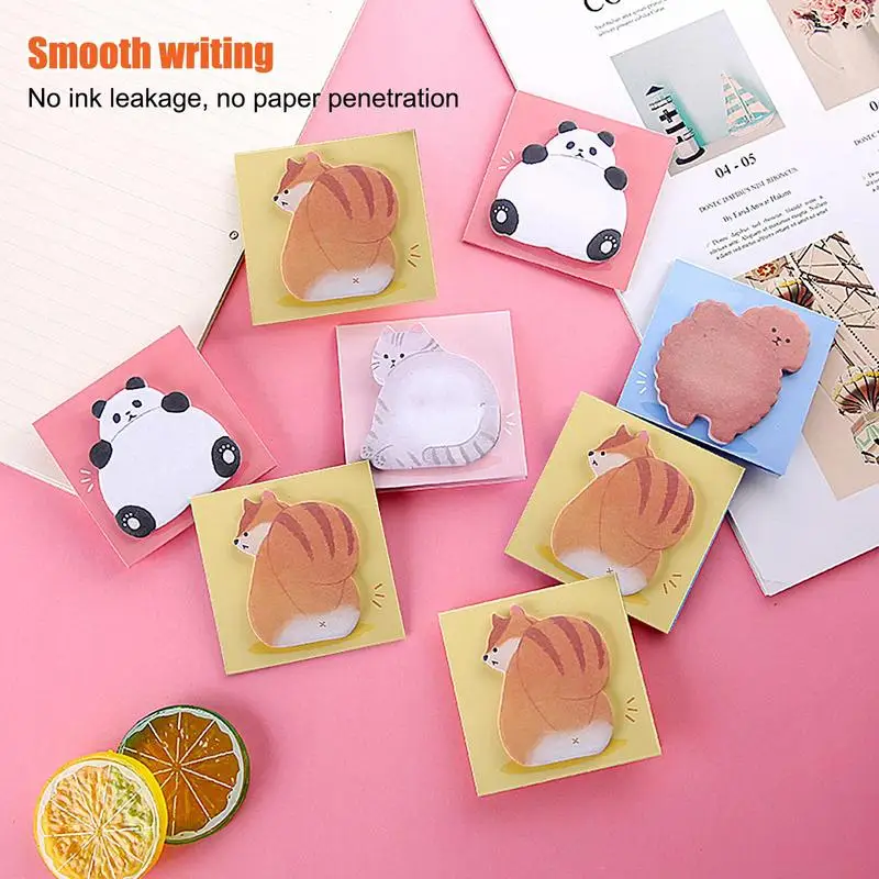 

Animal Memo Notes Self-Adhesive Lovely Animal Sticky Notes Offices Products Students Stationery For Refrigerators Workbook