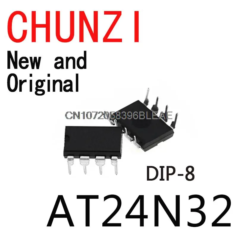 

Новые и оригинальные AT24C32N 24C32N 24C32 DIP-8 AT24N32, 20 шт.