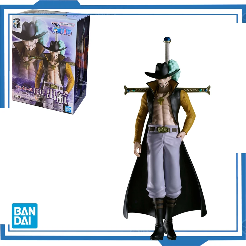 Bandai Original Banpresto аниме One Piece THE Set Sail Dracule.Mihawk ПВХ фигурка Коллекционная модель