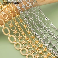 assoonas c14518k gold rhodium plateddiy chainpass reachnickel freehand madejewelry makingdiy bracelet necklace1mlot