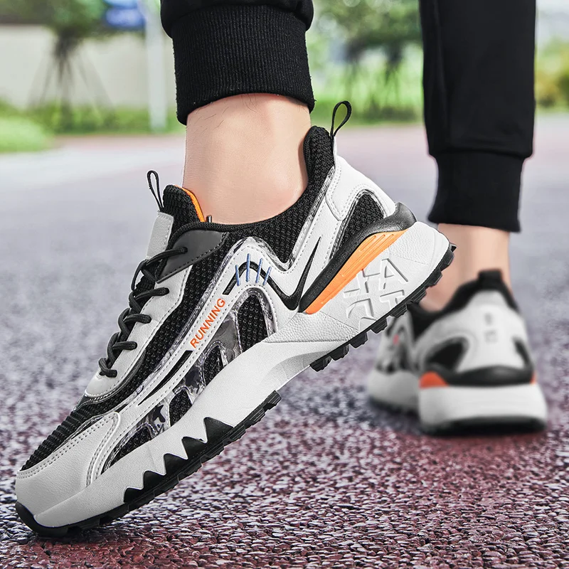 Men's Golf Shoes Mesh Breathable Men's Golfer Training Sneakers Autumn Outdoor Jogging Shoes Golf Sneakers Size 39-46