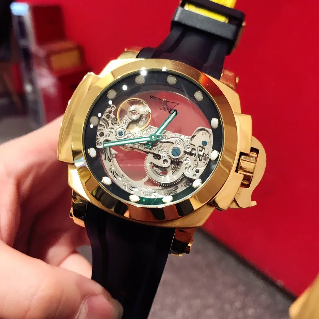 IN*VIC*TA Мужские многофункциональные полые креативные мужские механические часы