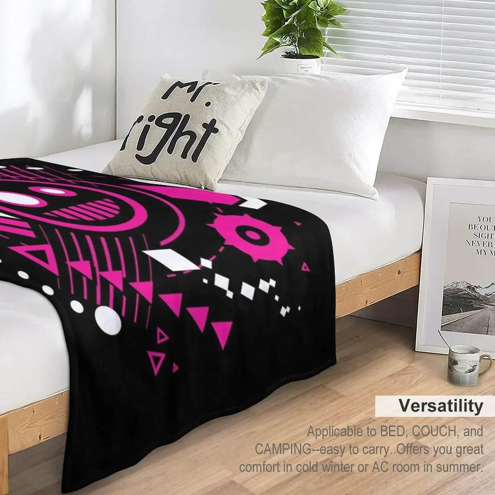 Плед Just Shapes And Beats-JSAB одеяло для косплея аниме лохматый диван персонализированные