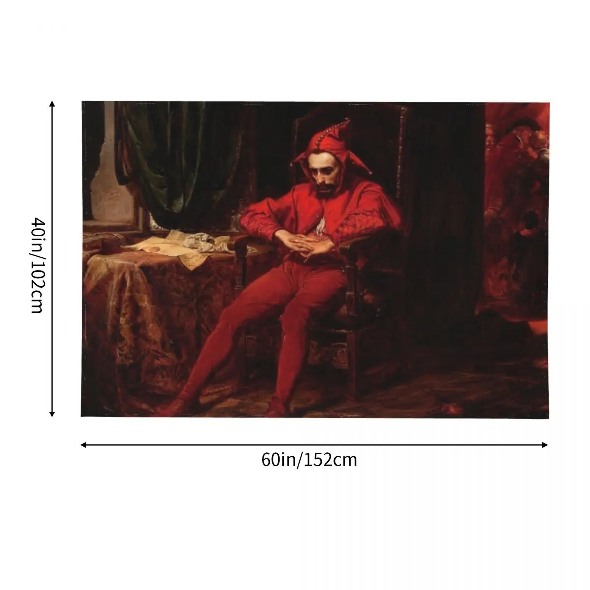 Гобелен Stańczyk (Sad Red Jester Clown) Jan Matejko