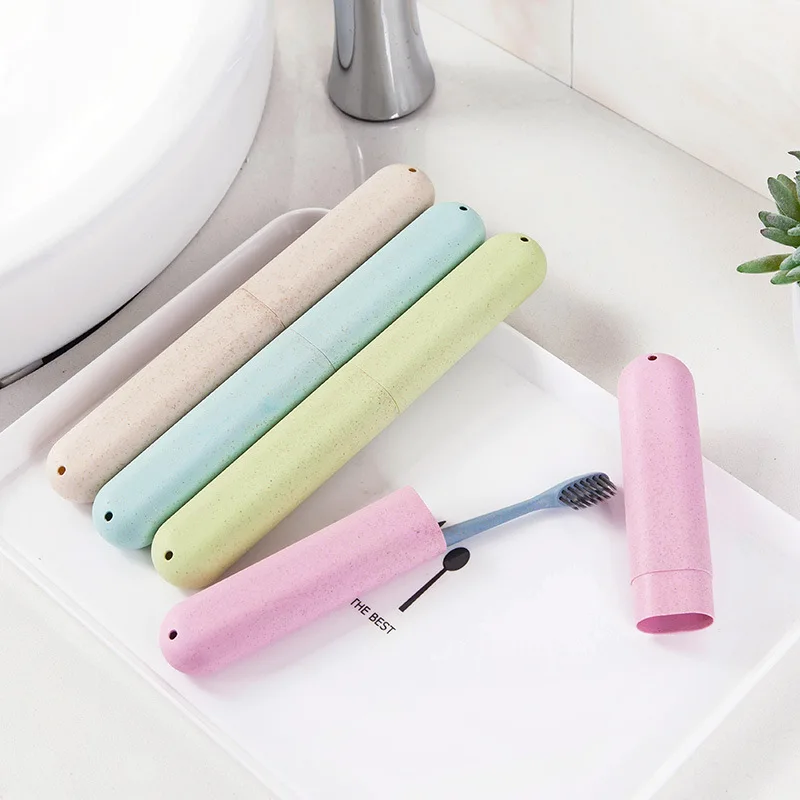 

1Pcs Candy Color Travel Portable Dustproof Toothbrush Case Box Protect Toothbrush Tube Cover Case Bathroom Toothbrush Organize