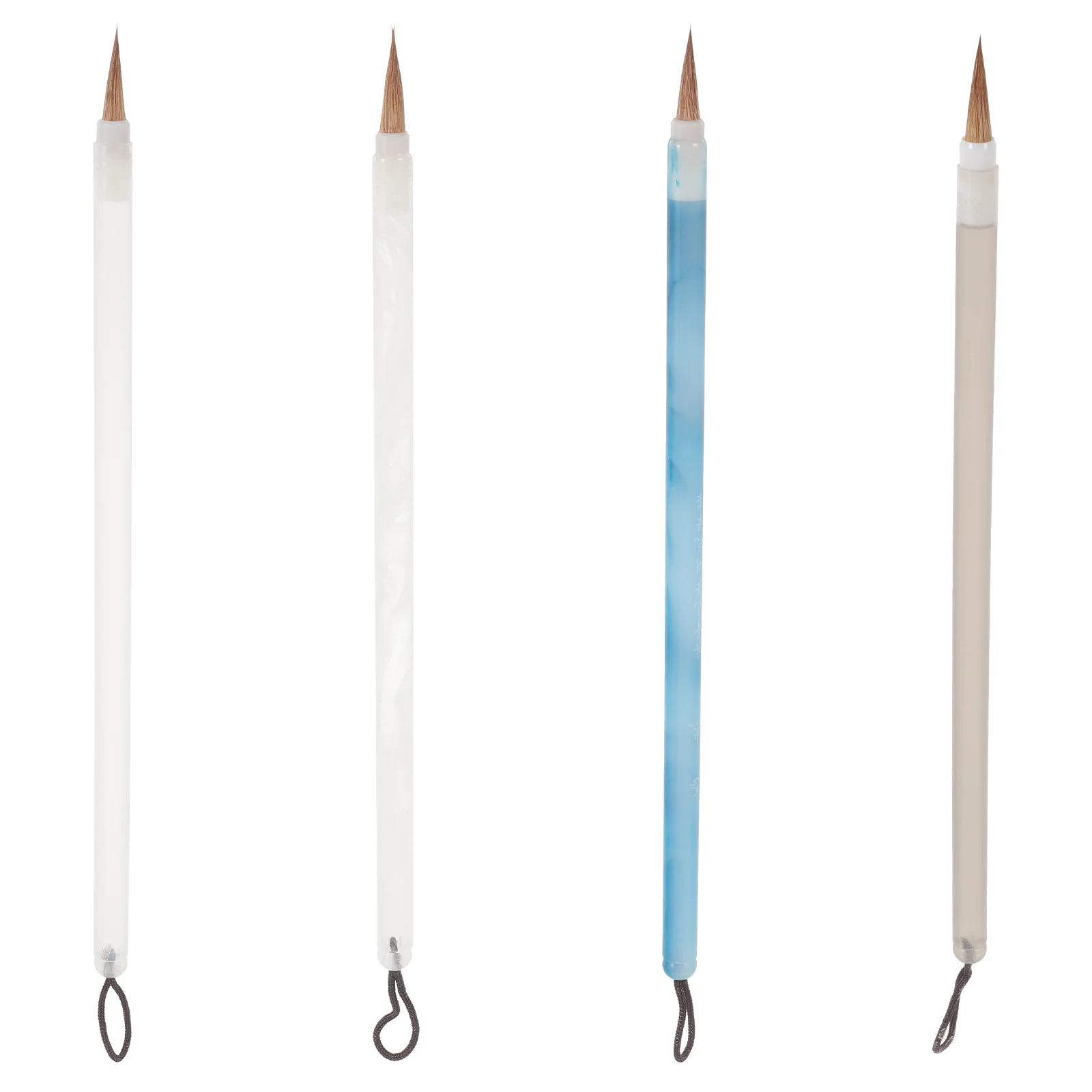 

4pcs Chinese Calligraphy Brush Fine Tip Painting Brushes Ink Brushes Calligraphy Pens for Beginner