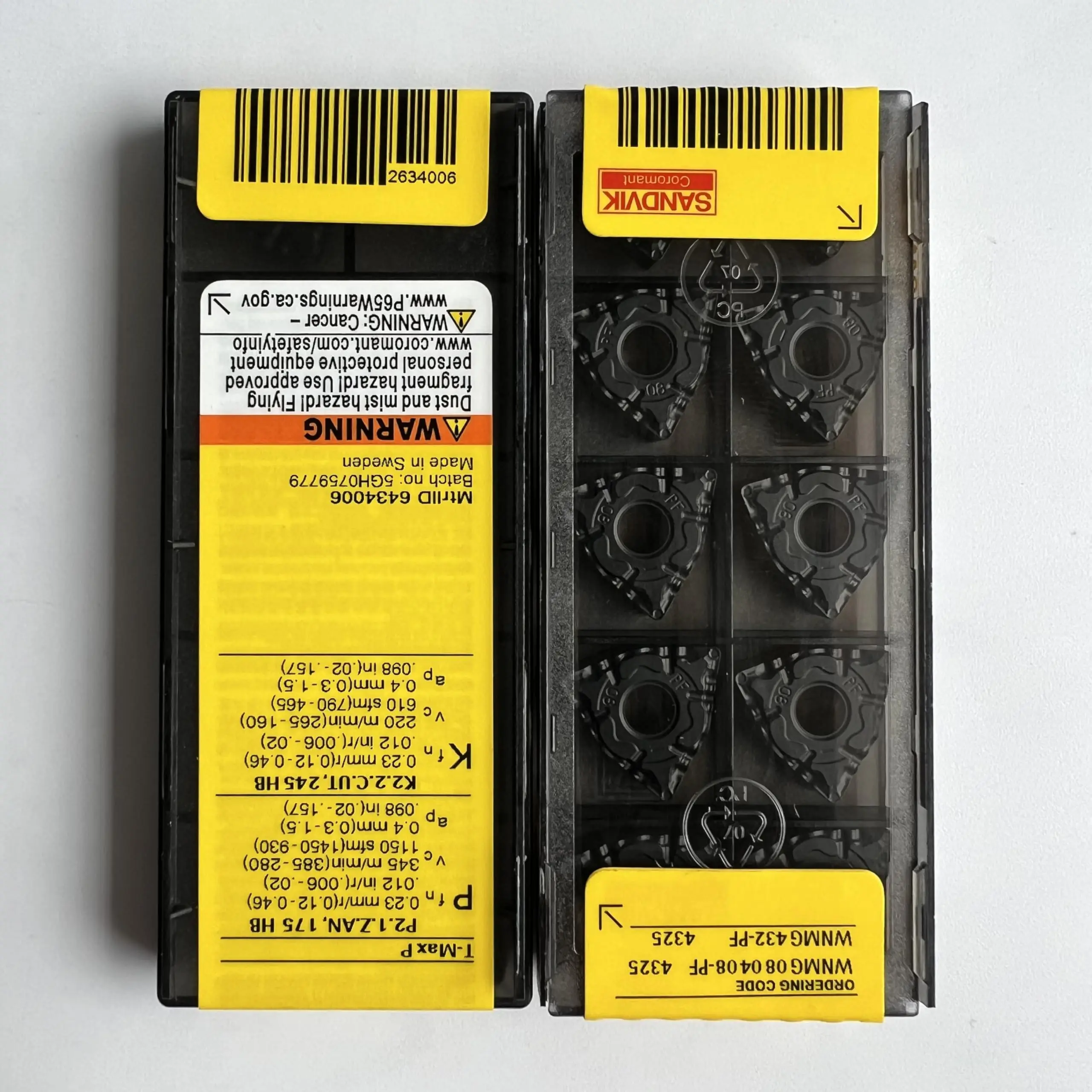 Оригінальне лезо WNMG 080408 -PF 4325 / Лезвие с ЧПУ 10 шт.