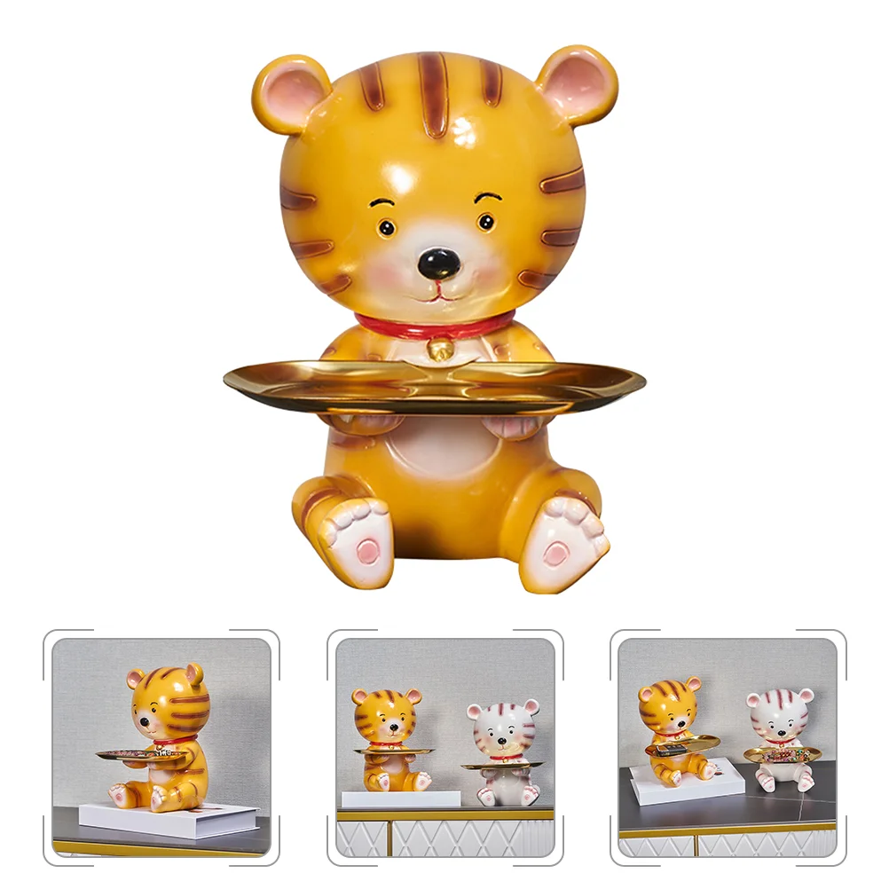 

Настольная фигурка тигра, украшение, фигурка счастливого тигра, фигурка тигра удачи
