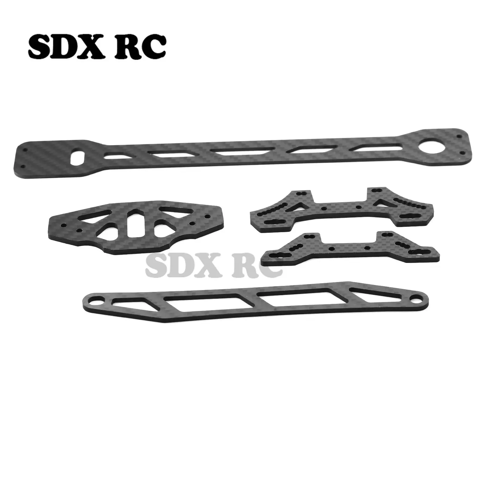 

5 шт., бампер из углеродного волокна для Tamiya TT02 TT-02 1/10