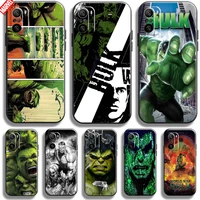 hulk marvel avengers for xiaomi mi 11x 11x pro phone case soft silicon coque cover black funda thor captain america