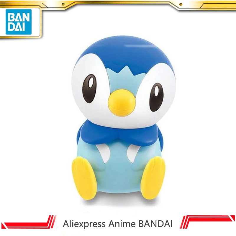 

BANDAI Покемон Аниме Фигурки Сборка Для Симпатичных Piplup Фигурку Модель Игрушки Детские Подарки