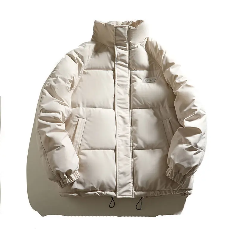Autumn and Winter Clothes 2023 Down Cotton Jacket Women Stand Collar Cotton Jackets Korean Version Thickened Coats Female