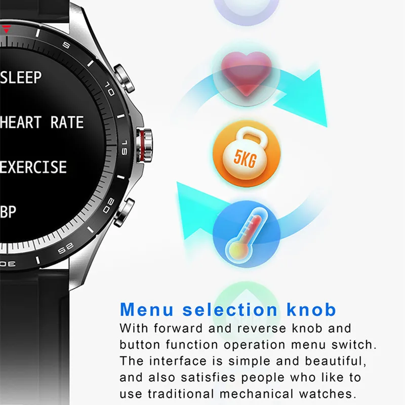 Смарт-часы мужские с сенсорным экраном 1 32 дюйма Android Bluetooth |