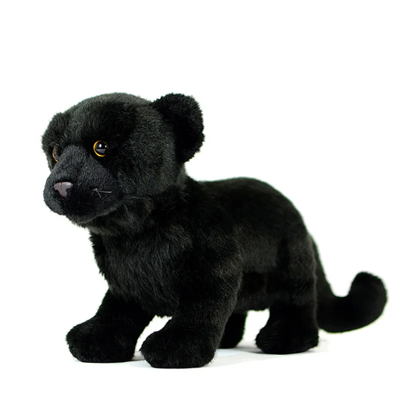 

Fidelity High Panther Plushie Anime Cute Cheetah Black Leopard Plush Toys Lifelike Animals Simulation Stuffed Doll Toy