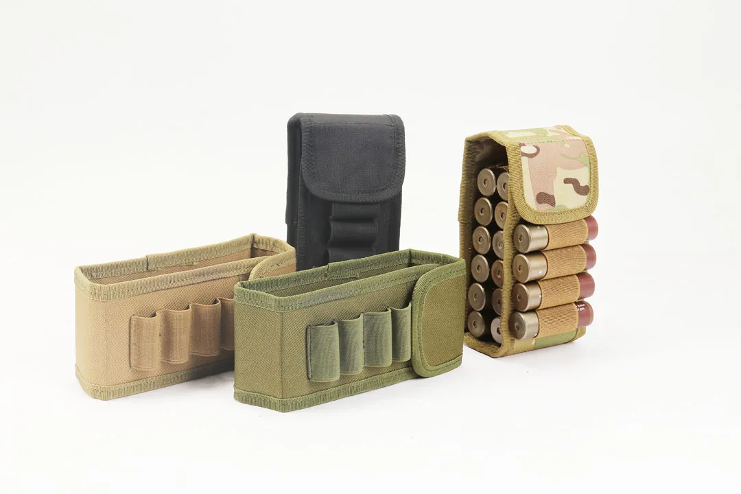 

Outdoor shotgun hunting 16 hole 12GA ammo pack MOLLE waist hanging tactical shotgun cartridge bag