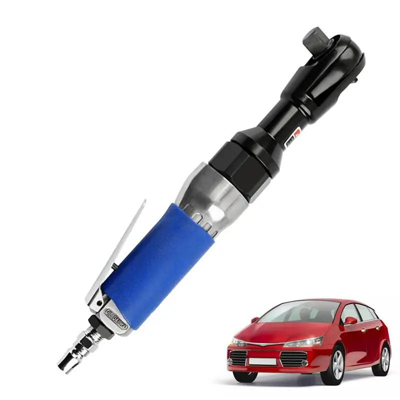 

Pneumatic Ratchet Wrench Right Angle Air Impact Tool Lightweight 90 Degree Adjustable Comfort Grip For Outdoor Work Home