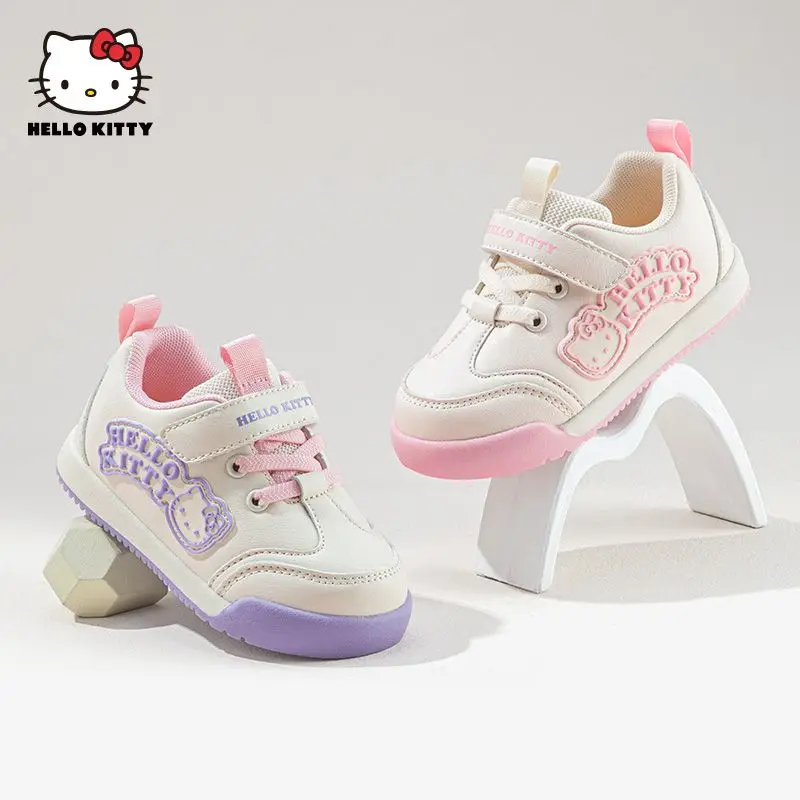 

Sanrio Kawaii Hello Kitty детская обувь милая мультяшная обувь для малышей Весна-Осень Новая мягкая подошва дышащая Спортивная обувь подарок