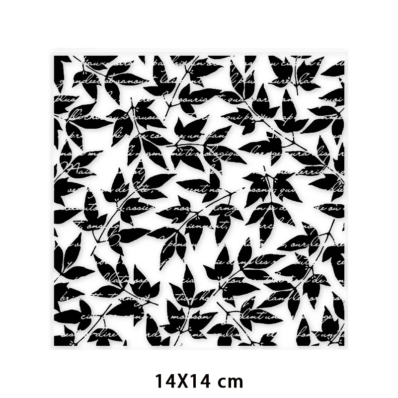 

Leaves and Plants Elf Clear Stamps for DIY Scrapbooking Card Transparent Silicone Stamp Making Photo Album Crafts Decoration