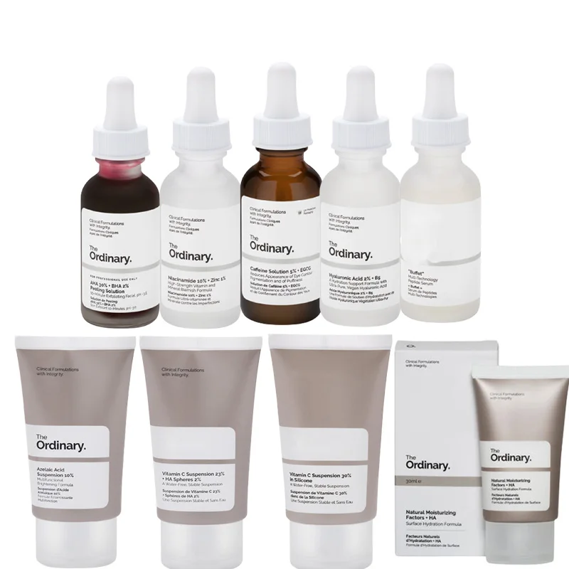 

Ordinary Serum AHA 30% BHA 2% Niacinamide 10%+Zinel% Caffee Buffet Alpha Arbutin Salicylic Acid Essence Skin Care Orginal Oils
