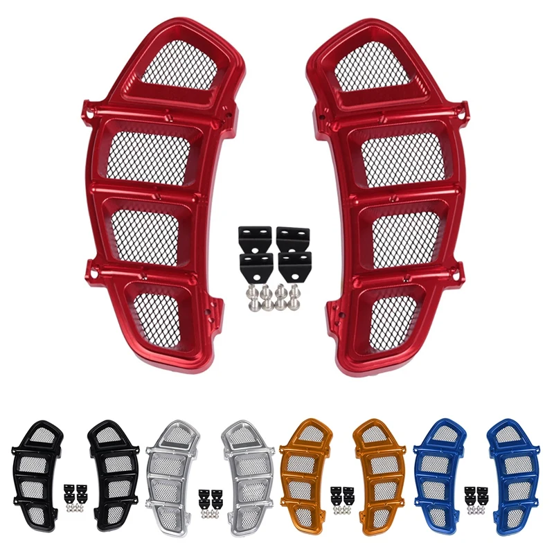 

Motorcycle Radiator Guard Grille Protector Bezel Cover for Piaggio VESPA GTS300 GTS250 GTS 250 300 2013-2021