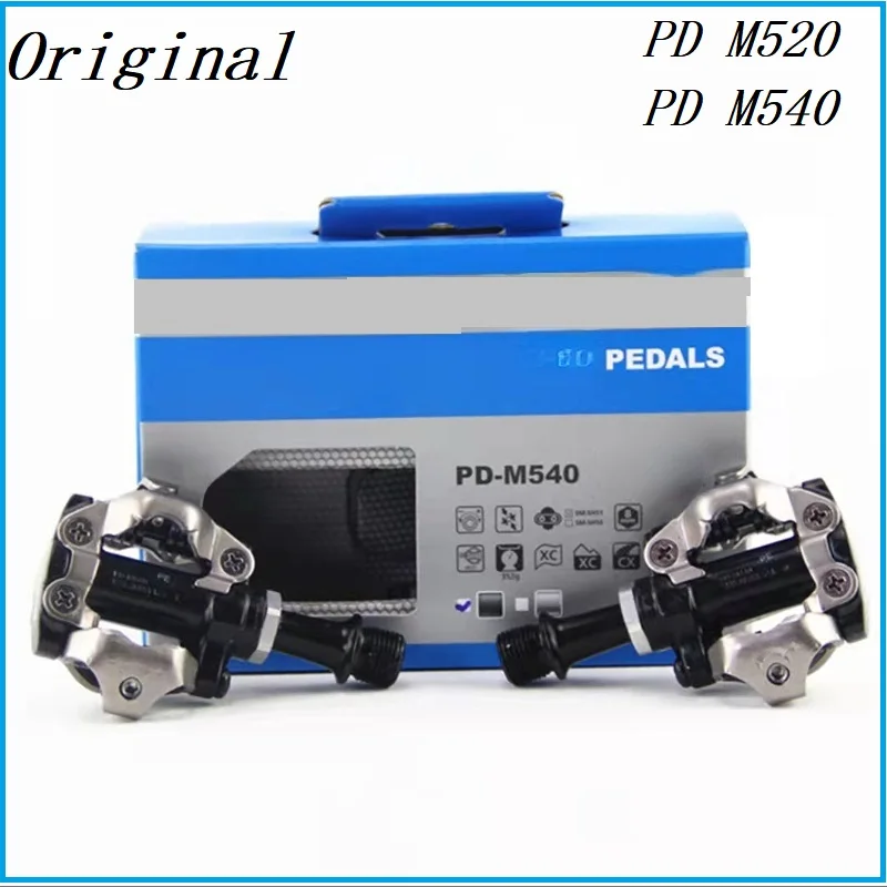 

Original For Shimano PD M520 PD M540 MTB Mountain Bike Bicycle Pedals Cycle Self-locking Lock Pedal with SM-SH51 Mtb Accessories