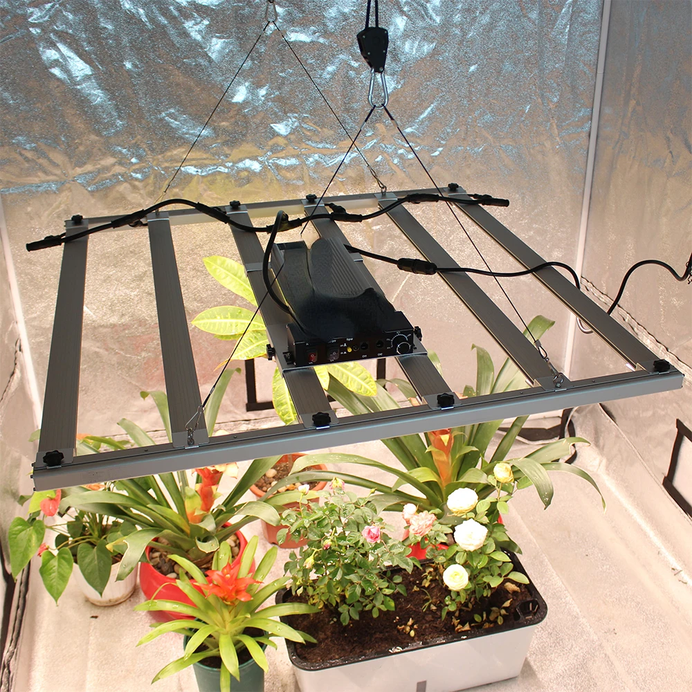 

Newest lm301h evo 480w grow lights full spectrum 6 grow light bars indoor plant growth lamp dimmable driver