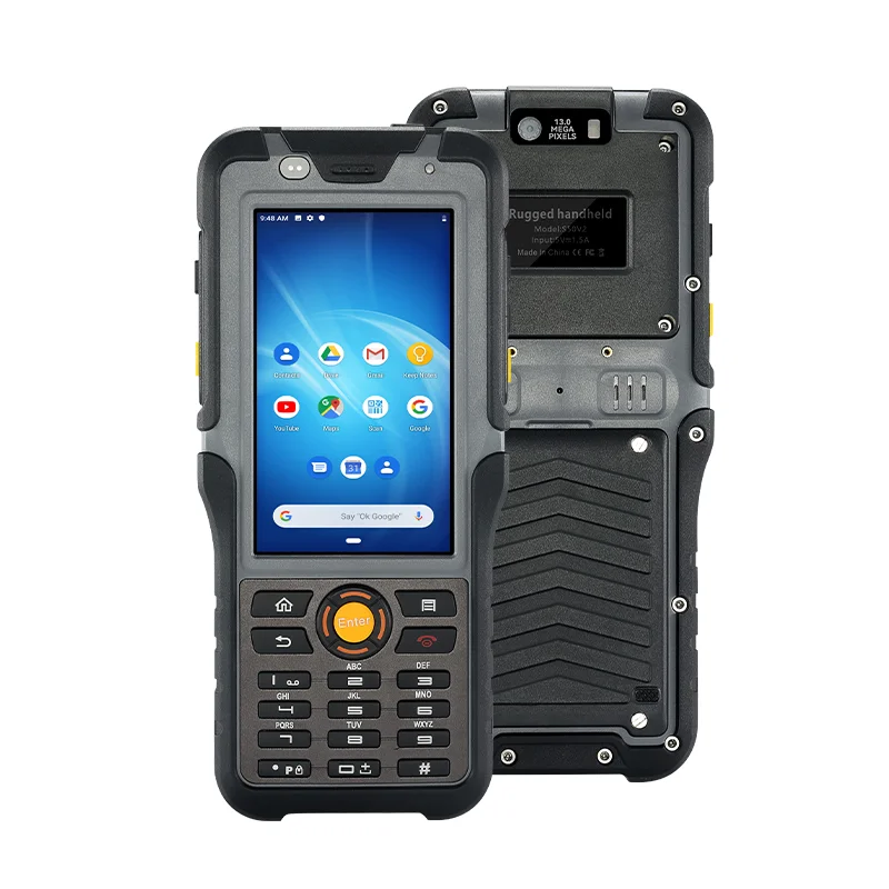 

4.5'' Touch Screen Rugged Handheld PDA with 1D 2D Barcode Scanner NFC UHF RFID LF 125Khz 134.2Khz RFID Reader Animal Management