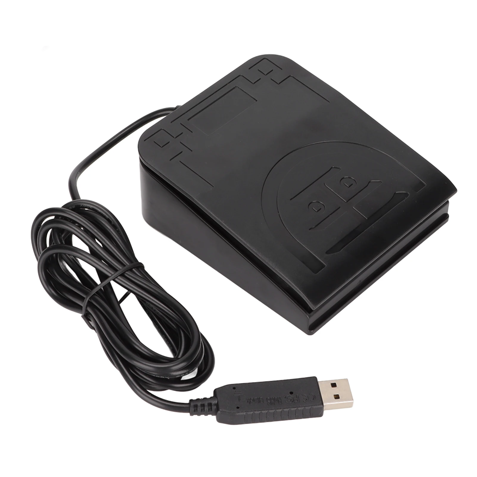

USB Foot Switch Pedal MIDI Controller Ergonomic Design Single Foot Switch Pedal for Instrument Photobooth Zooming
