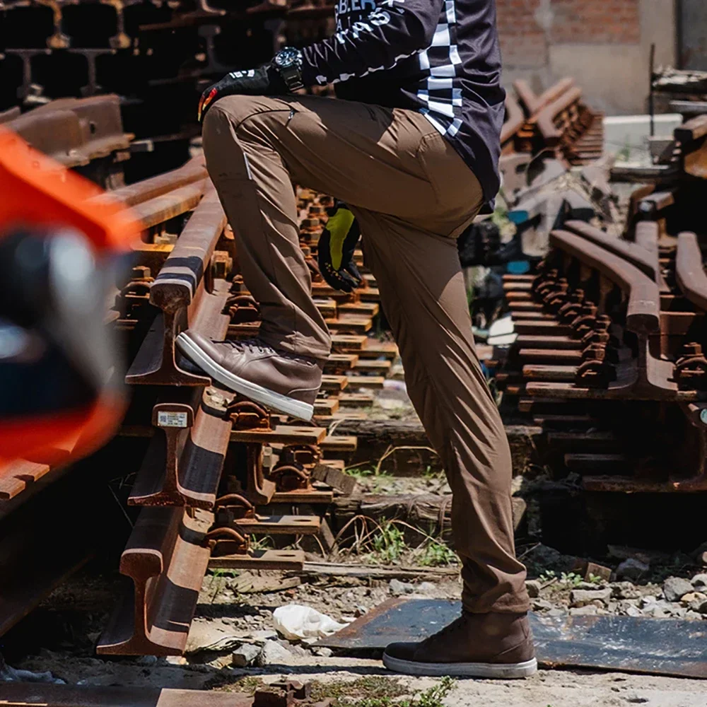 Дышащие брюки для езды на мотоцикле с защитой от падения