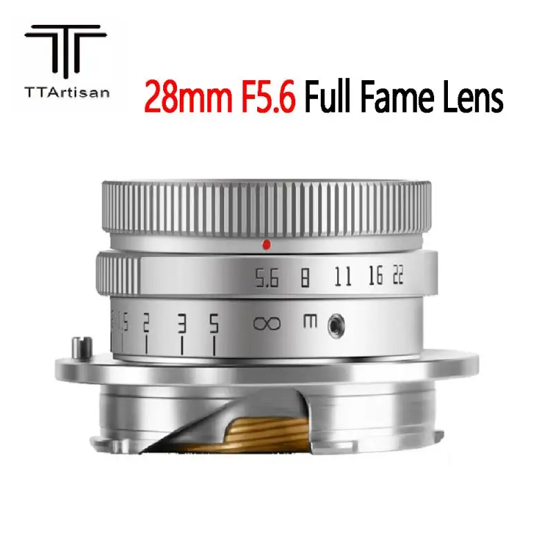 

TTArtisan 28 мм F5.6 Полный Объектив для Leica M-Mount Cameras Leica M-M M240 M3 M6 M7 M8 M9 M9p M10