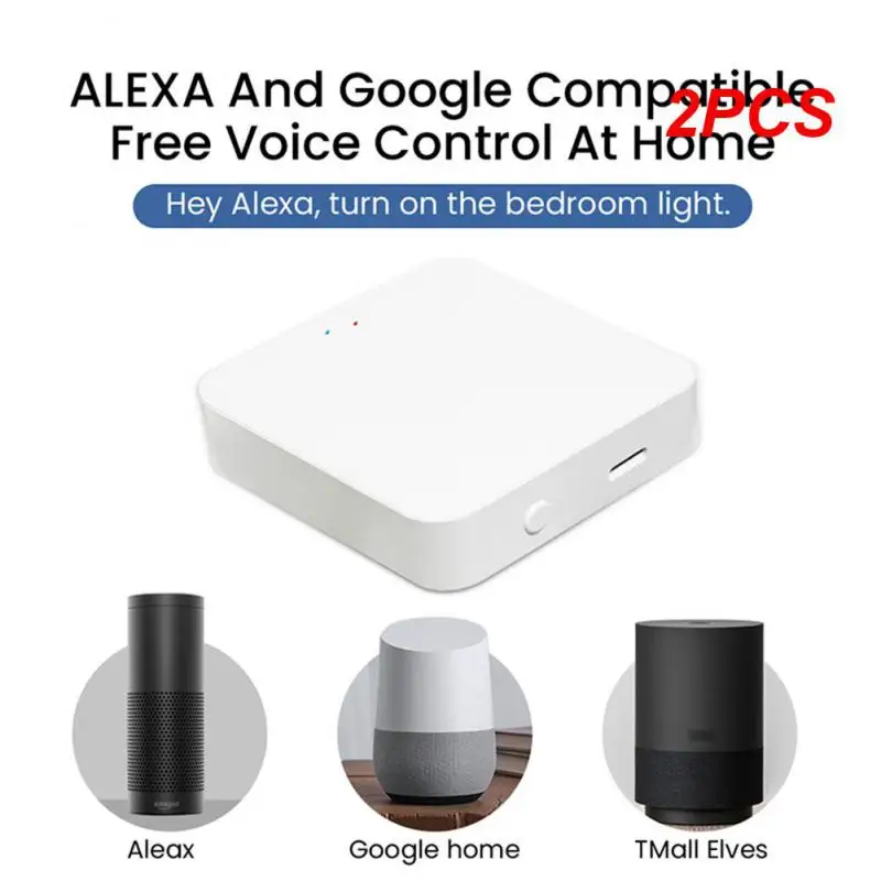 

Zigbee Gateway Smart Home Bridge Gateway Hub Wireless Remote Control Tuya Via Smart Life APP Works With Alexa Google Home