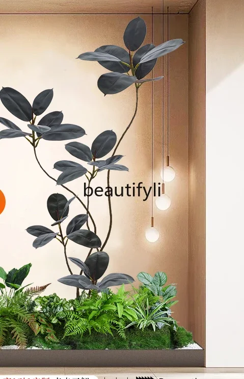 Бионическое зеленое растение ландшафтный дизайн вход имитация зеленого