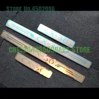 For Mazda CX-30 2020 Car Accessories Door Sill Trim Strip Stainless Steel Pedal Cover Protector Styling Auto Stickers
