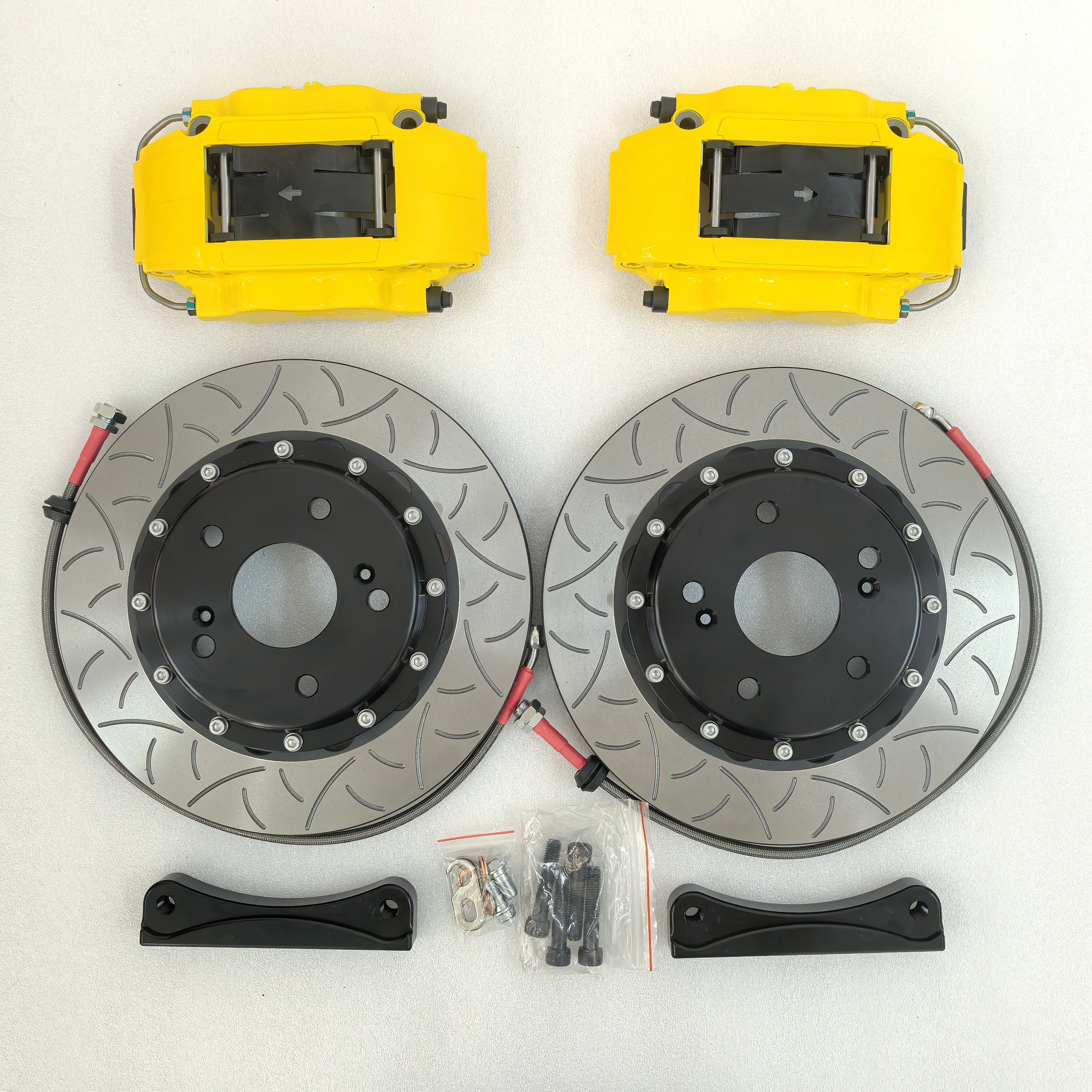 Авто тормозной суппорт Jekit 4 горшка 300x24 мм дисковый колокол PCD 5*114 3 для integra dc2 2000