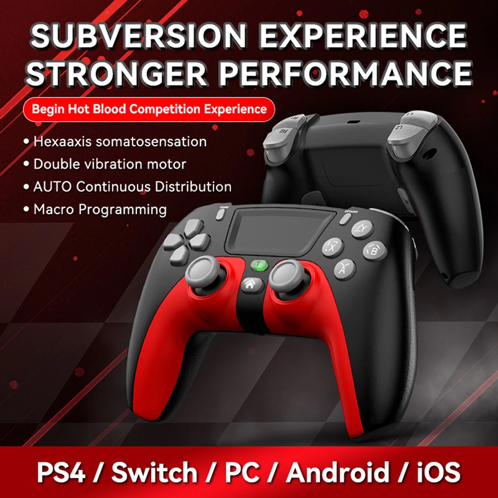 

Fashion Gamepad With Adjustables Vibration Large Battery Life Controller Gift For Children's Day