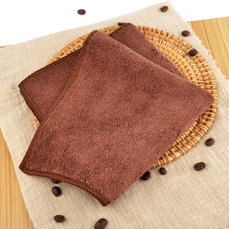 

30*30cm Super Absorbent Towel Barista Towel Rag Bar Coffee Machine Cleaning Cloth Tableware Household Cleaning Towel Kichen Tool
