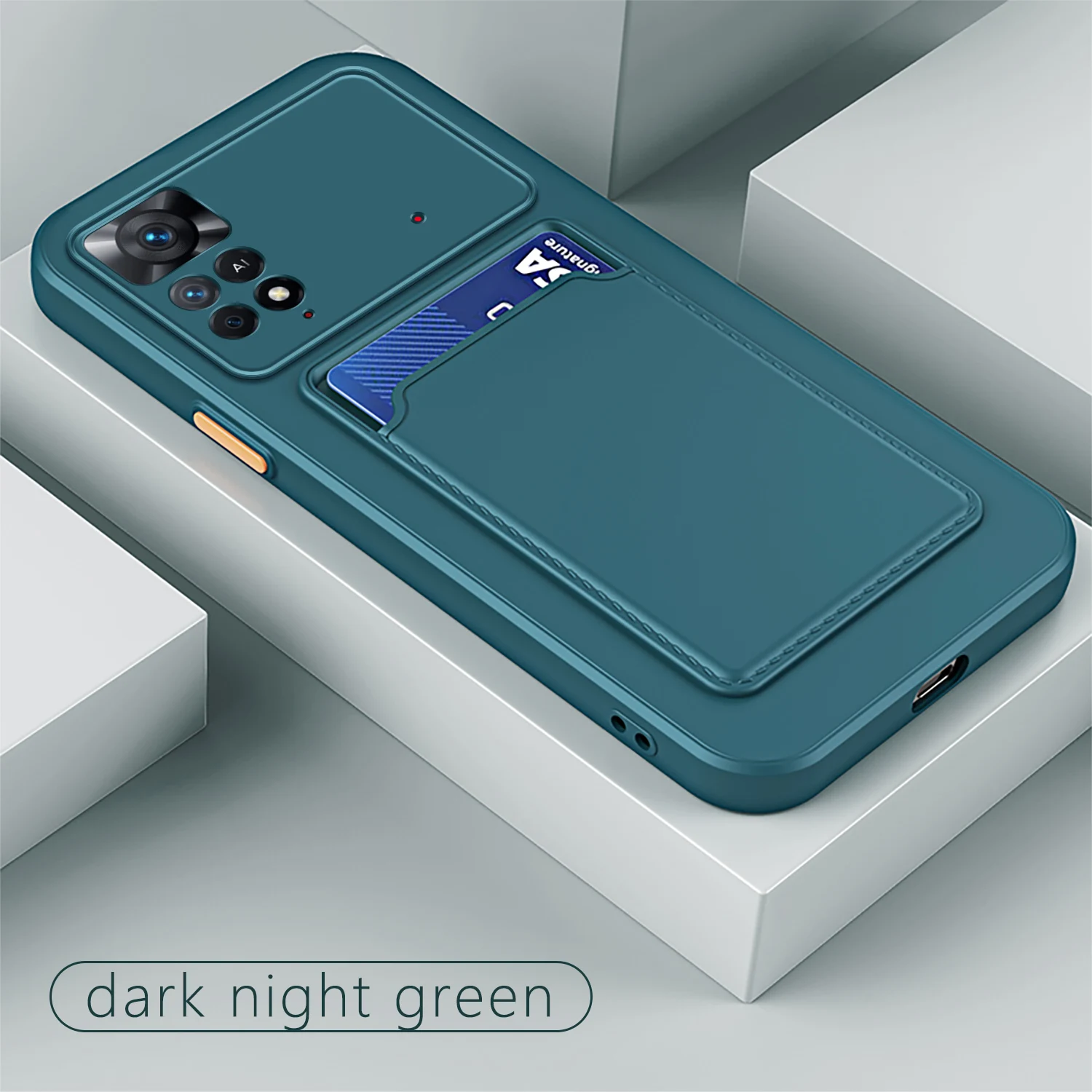 Чехол для сотового телефона с отделением карт Xiaomi Redmi Note 8 9 10 10s 11 Poco X3 Pro Max 4g |