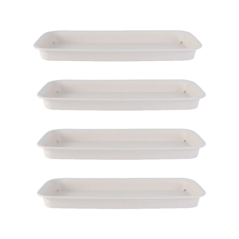 

4 Pcs Basin Frame Flowerpot Bases Gardening Trays Houseplants Holders Pots Outdoor Water Bracket Thickened Pan