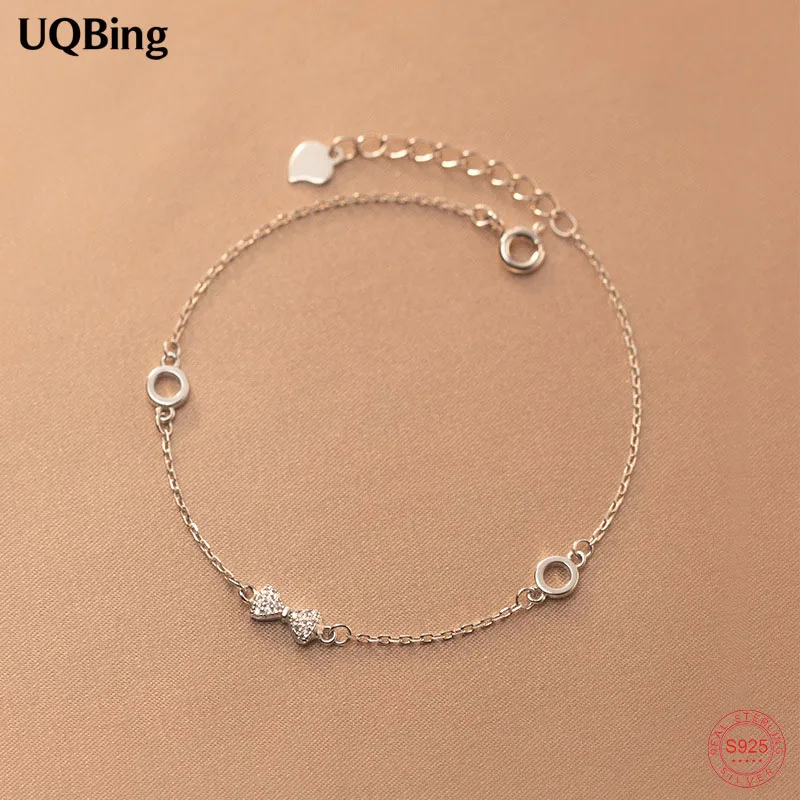 

Женский браслет из серебра 925 пробы, с фианитами