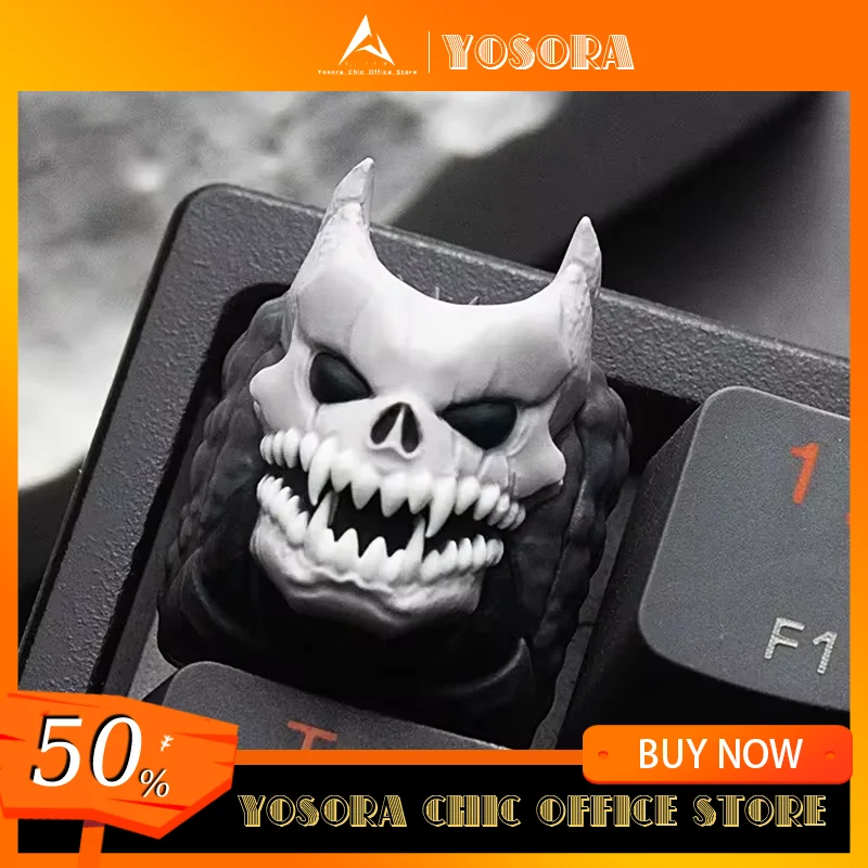Lobo Kaiju No.8 Artisan Keycap Ghost Anime 3d колпачки для клавиш на заказ смола механическая