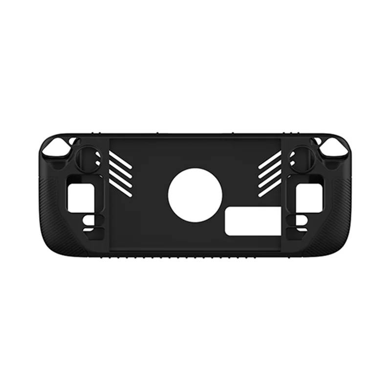 

Silicone Protection Cover for Steam Deck Controller Protector Anti-Scratch Shock Proof Frame Game Console Parts(Black)