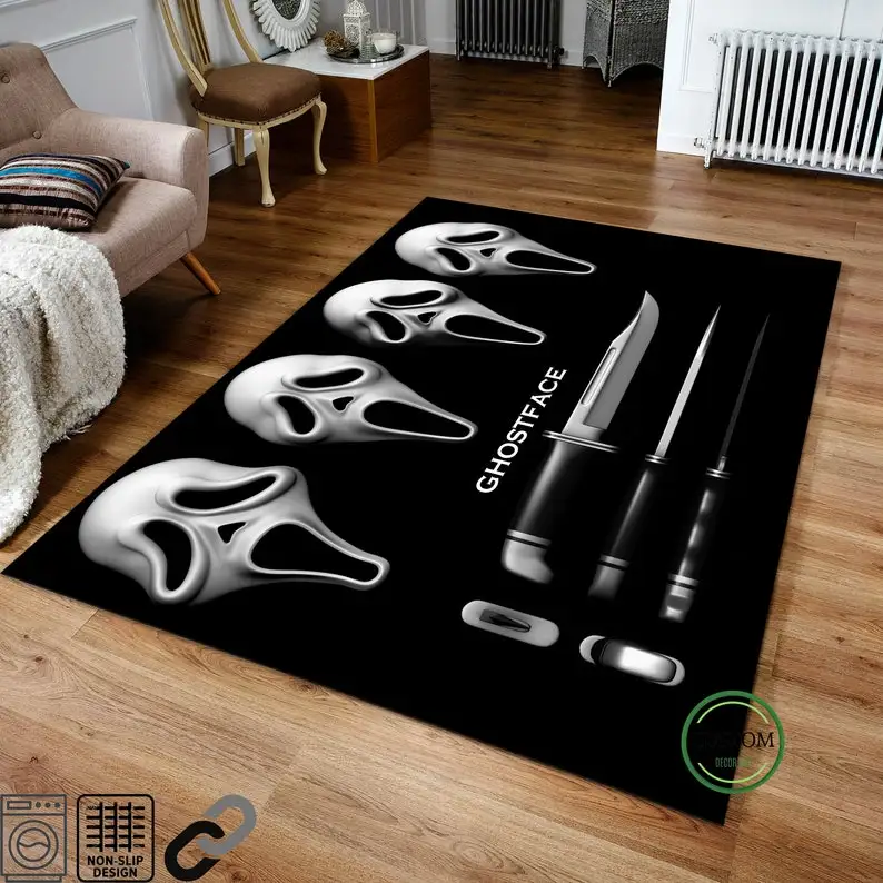 Хэллоуинский коврик Hypebeast Horror для гостиной комнаты детей, декор дома, подарки.