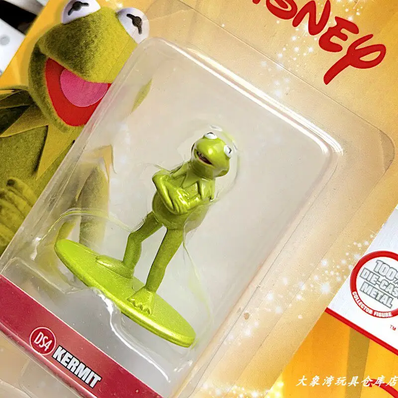 Фото Миниатюрная металлическая фигурка Кермита-лягушонка Nano Metalfigs Disney The Muppets, коллекционные игрушки, 1,5 дюйма, украшения с персонажами, подарки №4