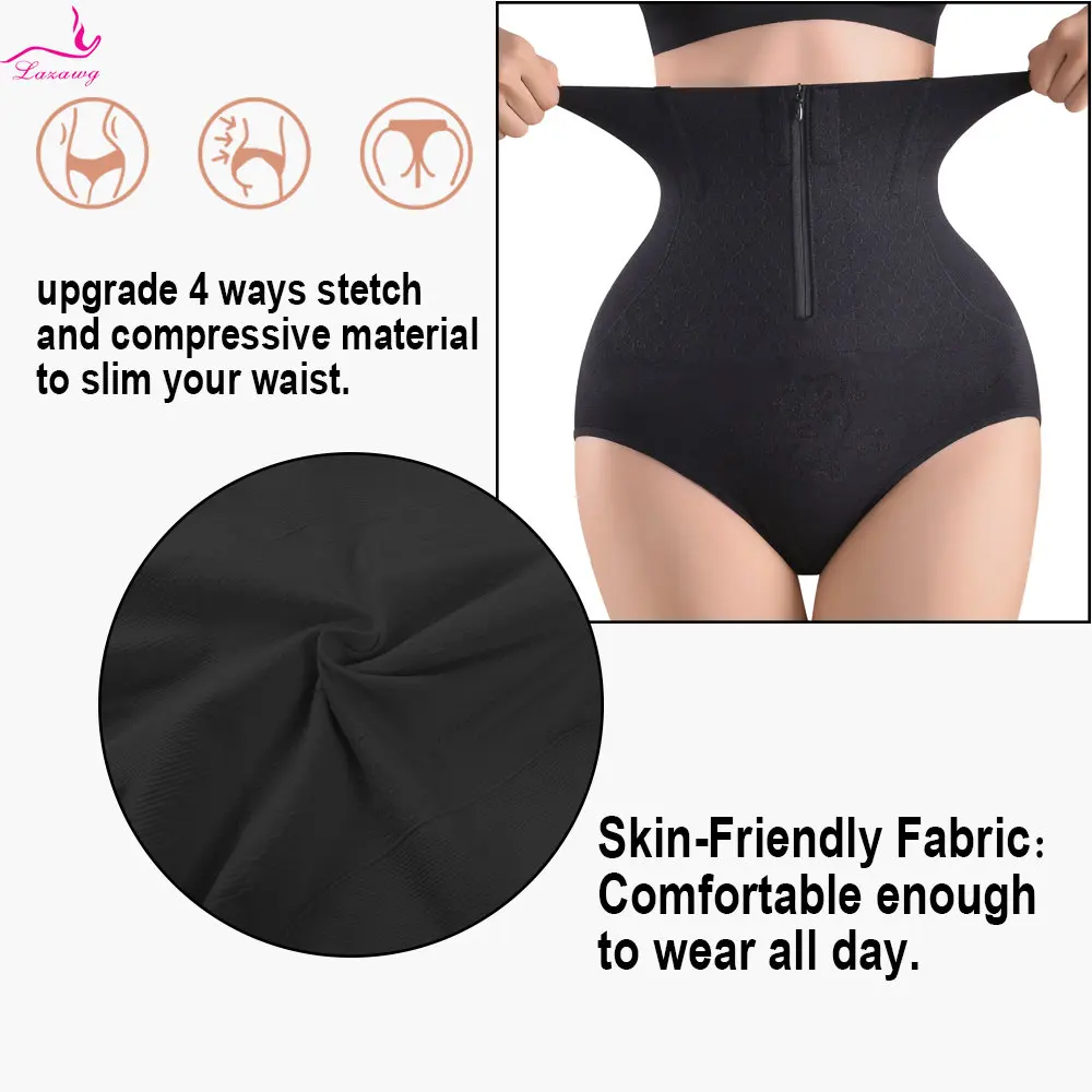 LAZAWG Shapewear for Women Waist Trainer Tummy Control Panties Seamless Shorts high Waist Slimming Underwear SexyBody Shaper