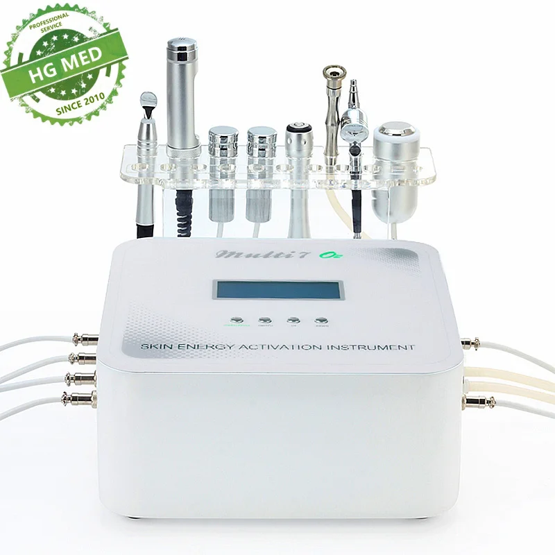 

Factory RF Facial Eye skin care Device Microcurrent Skin Lifting Multifunction Cold Hammer Scrubber Diamond Dermabrasion Machine