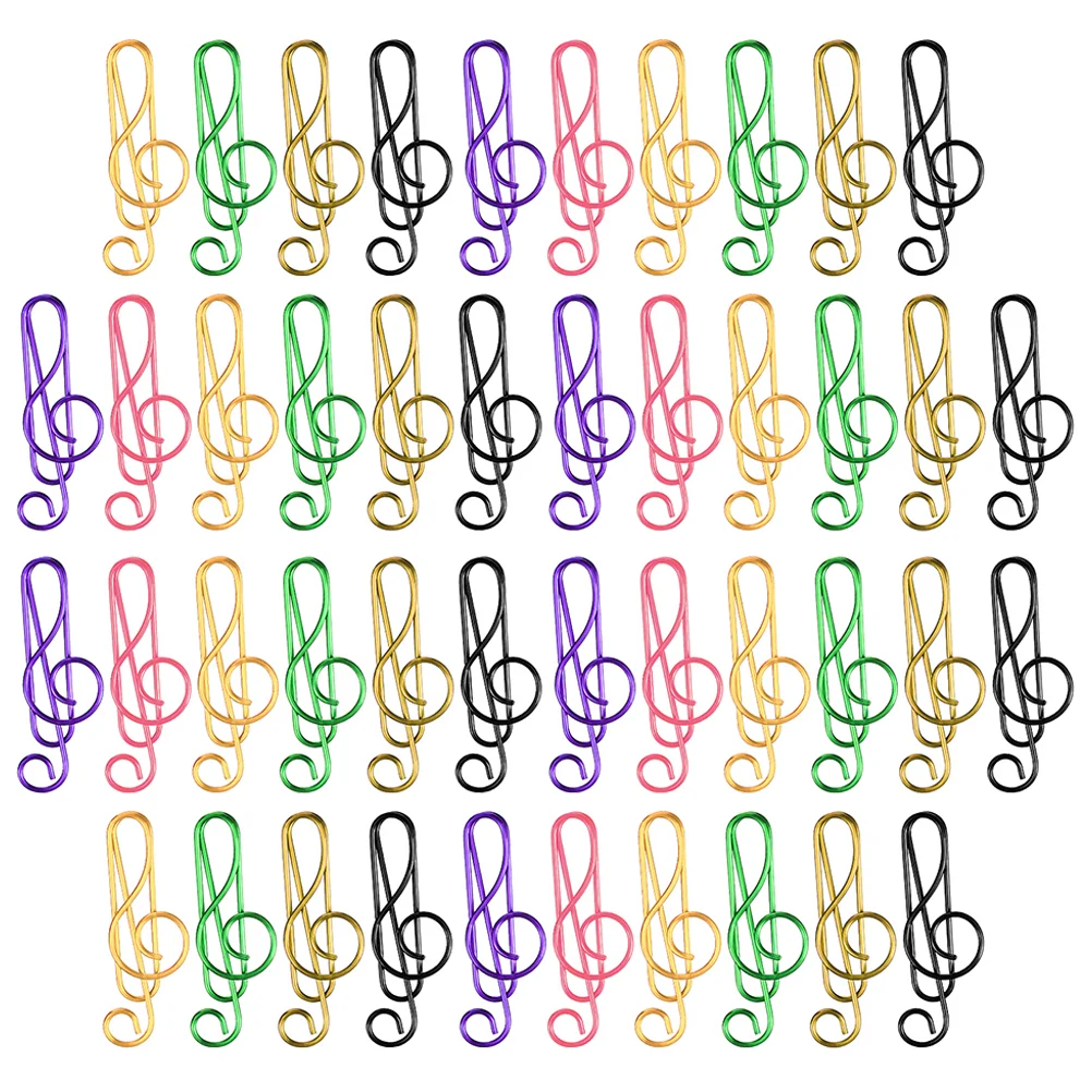 

Note Paper Clip Clips Paperwork Office Document File Music Notes School Supplies Fixing Clamp