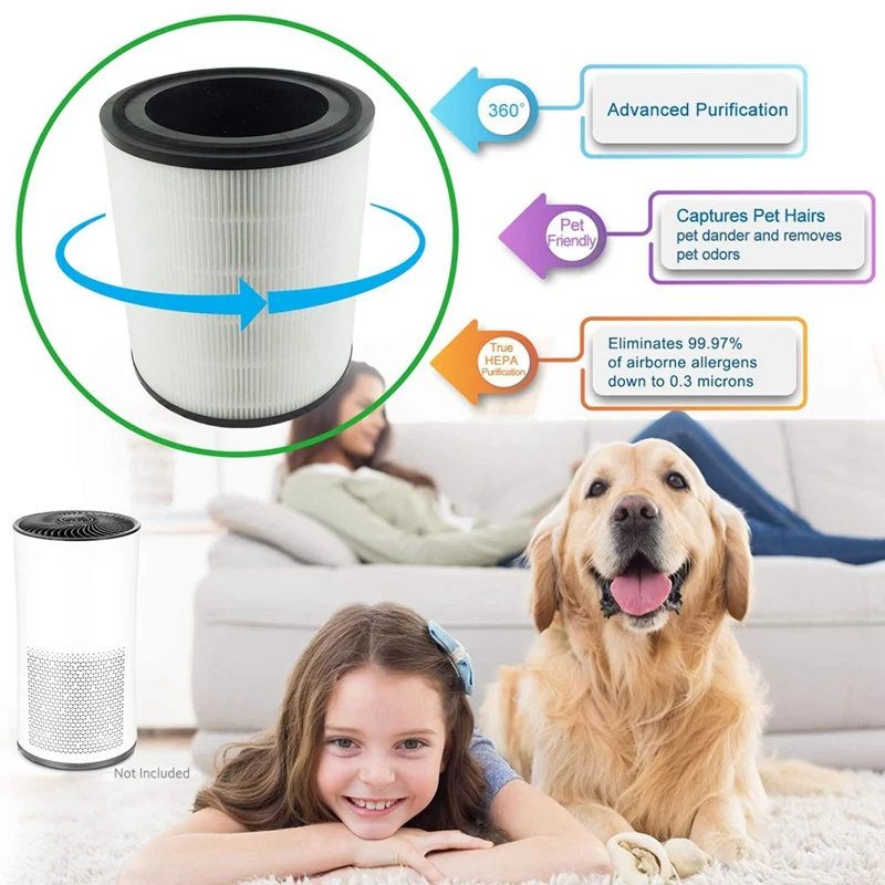 LV-H133 H13 Сменный фильтр True HEPA для очистителя воздуха LEVOIT Metaair Tower номер детали LV-H133-RF