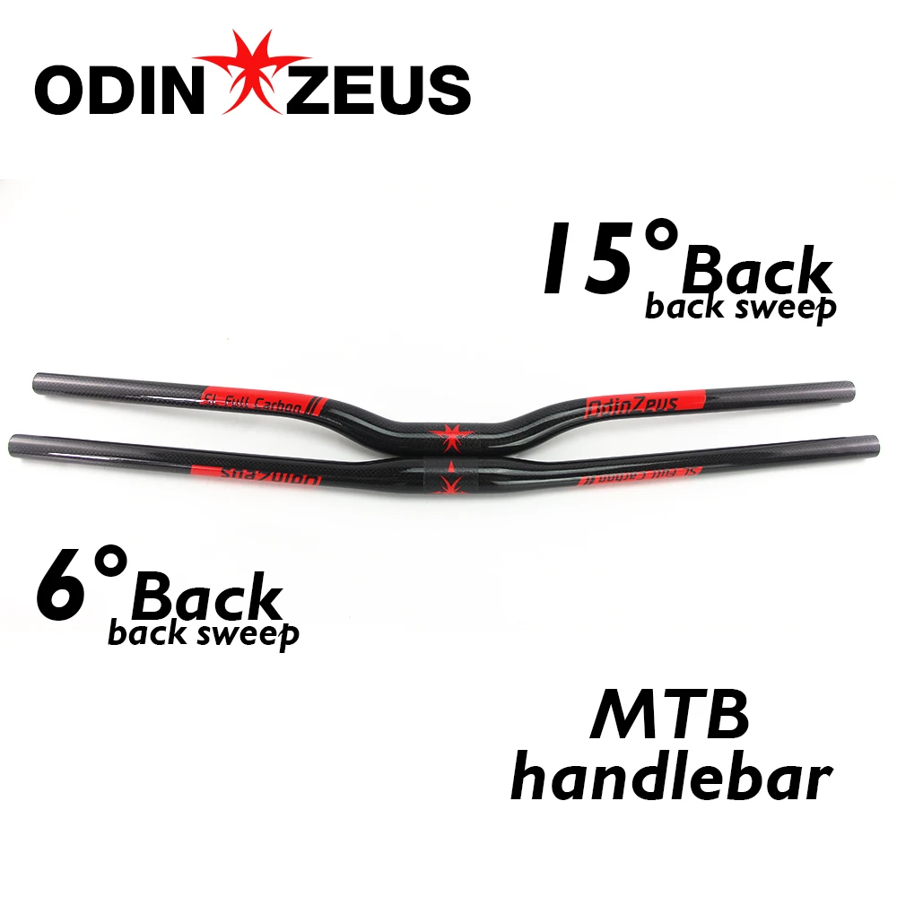 

Запчасти для горного велосипеда ODINZEUS MTB/BMX велосипед плоский/полностью из углеродного волокна руль 25,4/31,8 мм * 660/680/700/720/740 мм